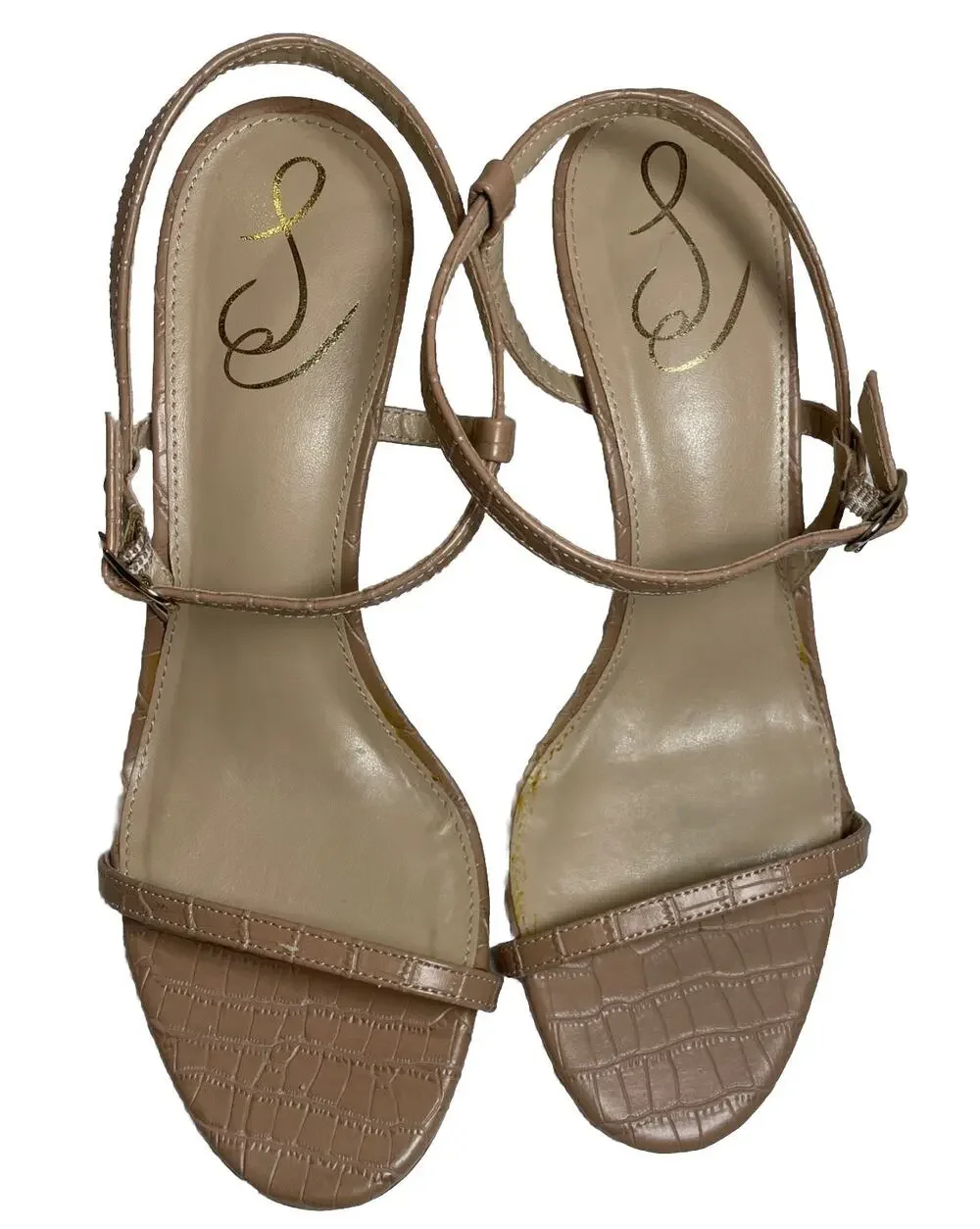 Sam Edelman Doran Heels Sz 8.5 Color: Nude Classic High Heeled Stiletto Sandal